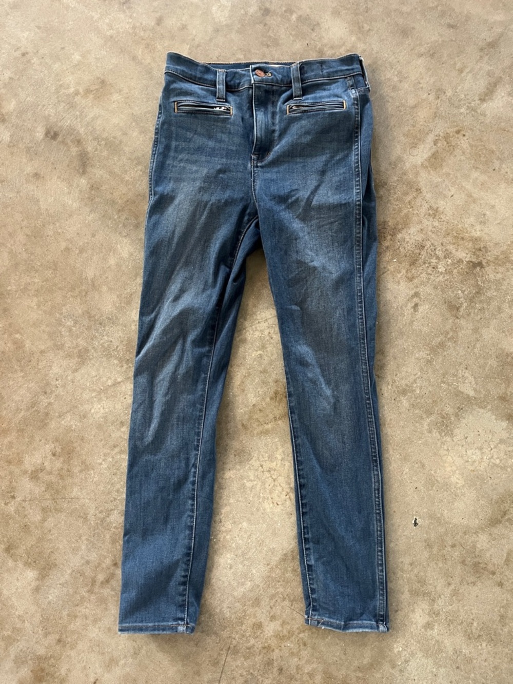 Madewell Roadtrippers Women’s Dark Blue Stretch Skinny Jeans